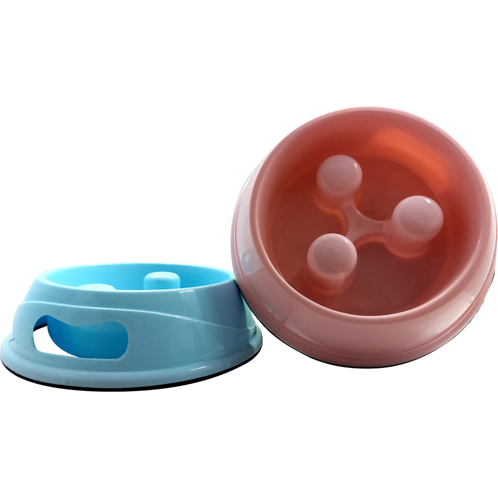 Tails Nation ANTI -SKID Slow Feeding Bowl Available in various Colors
