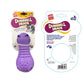 GiGwi Dumbbell Hippo Heads Treat Dispenser and Squeak Toy for Dogs Medium