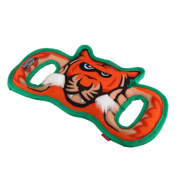 Gigwi Mighty Challenge Tiger Toy for Dogs M/L 34.20 x 6.35 x 7.80cm