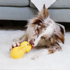 GiGwi Dumbbell Lion Heads Treat Dispenser and Squeak Toy for Dogs Medium