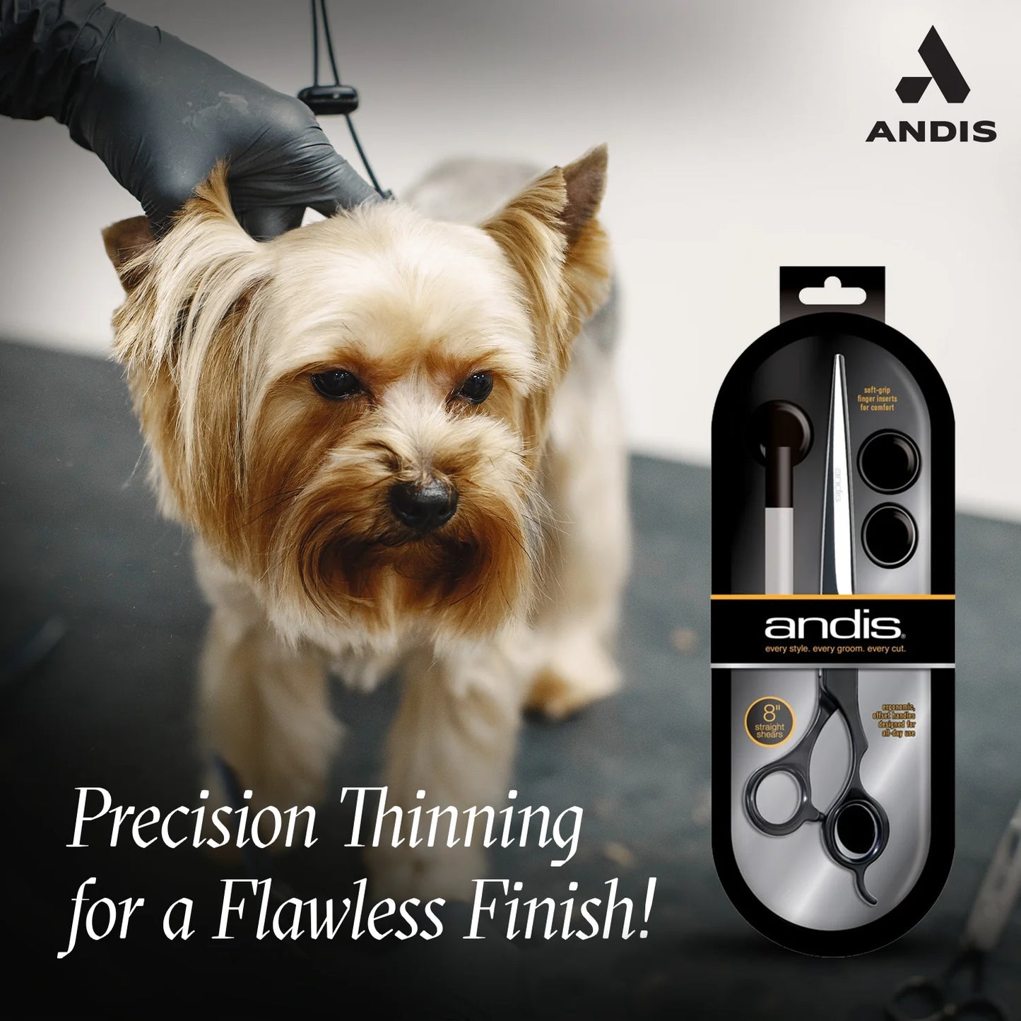 Andis Premium 8 Inch Straight Scissor