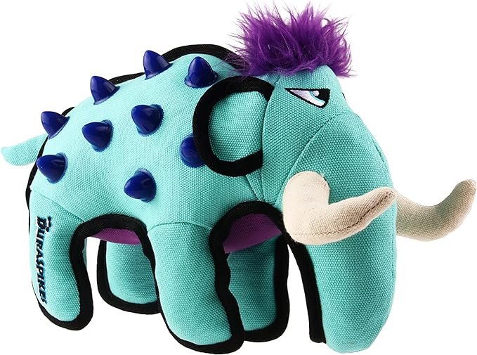 Gigwi Duraspikes Mammoth Blue Dog Toy 25x13x22cm