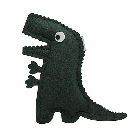 Hriku Catnip Toy Bheemsarat Dinosaur Dark Green M
