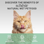 Schesir Complete Nutrition Tuna with Shrimp Tuna in Jelly Wet Cat Food For Adult Cats 85g