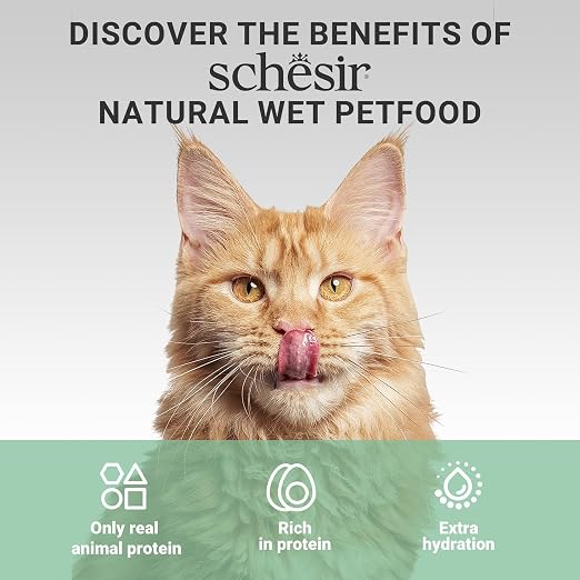 Schesir Complete Nutrition Tuna with Shrimp Tuna in Jelly Wet Cat Food For Adult Cats 85g