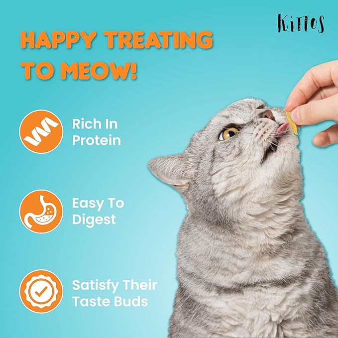 Kittos Chicken Jerky Strips Cat Treats 35g