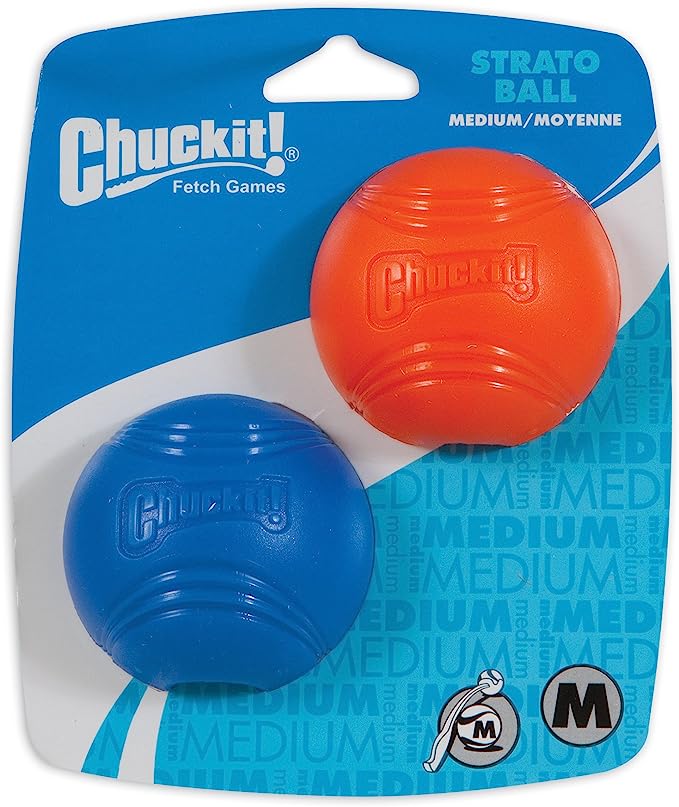Chuckit Strato Ball Dog Toy 2pk - Medium