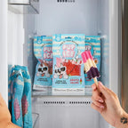 Pup Ice Ready to Freeze Rocket Lollies Adult Medium Dog Treat Strawberry & Blueberry Flavor