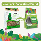 Zupreem Natural Bird Food For Medium & Large Birds 1.36kg