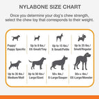 Nylabone Power Chew Flavor Frenzy Textured Bone Philly Cheesesteak Flavor Up to 16kg Dogs 14.75cm x 4.77cm x 3.17cm