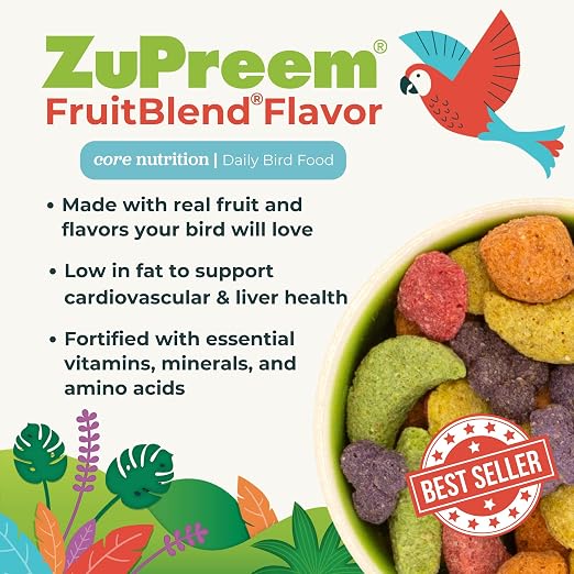 Zupreem Fruit Blend Natural Flavour for Large Birds
