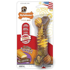 Nylabone Power Chew Flavor Frenzy Textured Bone Philly Cheesesteak Flavor Up to 16kg Dogs 14.75cm x 4.77cm x 3.17cm