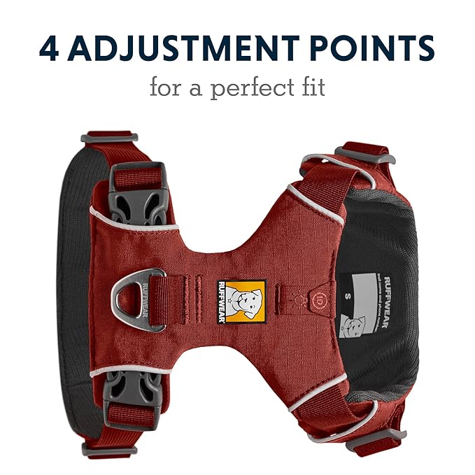 Ruffwear Front Range Dog Padded Harness - Red Clay