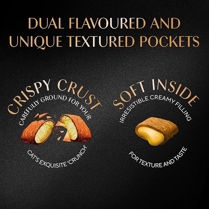 Sheba Duo Adult Crunchy Cat Treats Contain Variants Tuna & Chicken, Salmon & Tuna, Chicken & Salmon 15 x 9 = 135g