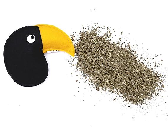 Hriku CHIDIYA Toucan Bird Catnip Toy for Cats M