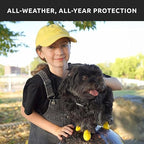 Pawz Protex Rubber Waterproof Dog Boots Black