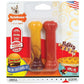 Nylabone Power Chew Flavour Frenzy Bone Twin Pack  Bacon Cheeseburger Flavor & Apple Pie Up to 11kg 11.43cm x 2.54cm x 4.44cm