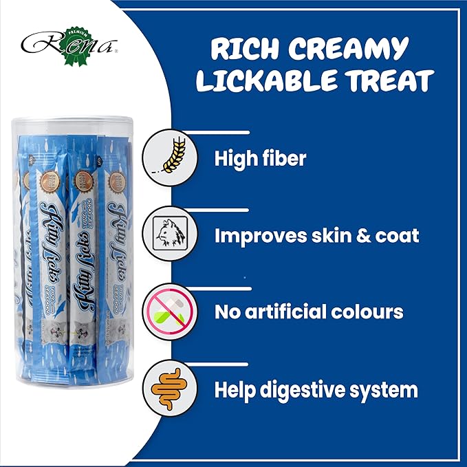 Rena's Kitty Licks Tuna with Seafood Flavour 15gm x 30 tubes