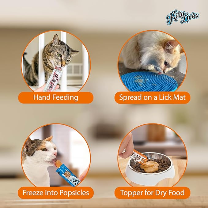 Rena's Kitty Licks 7 in 1 Assorted Flavors Cat Treat 35 Tubes