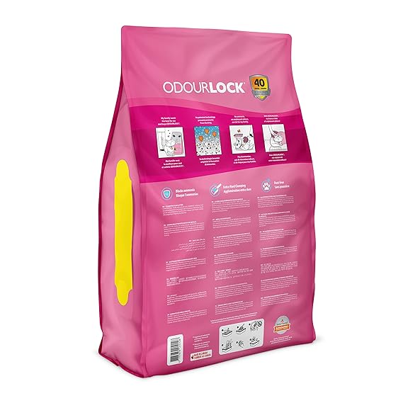 Intersand Odourlock Bentonite Advance Cat Litter Clumpable & Easily Scoopable Baby Powder 12 Kg