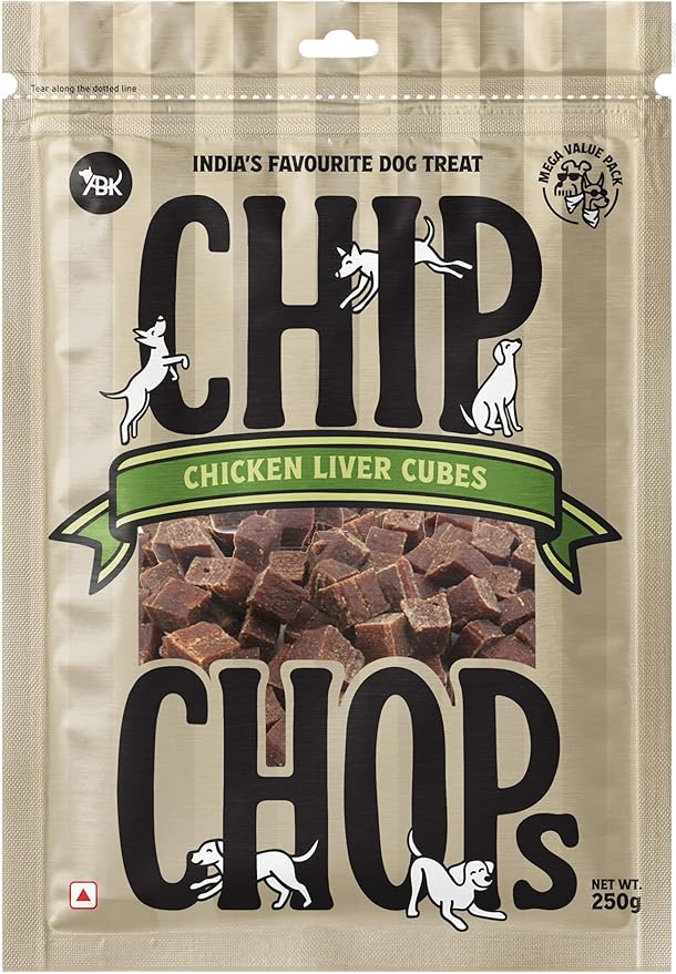 Chip Chops Chicken Liver Cubes Dog Treats 70g