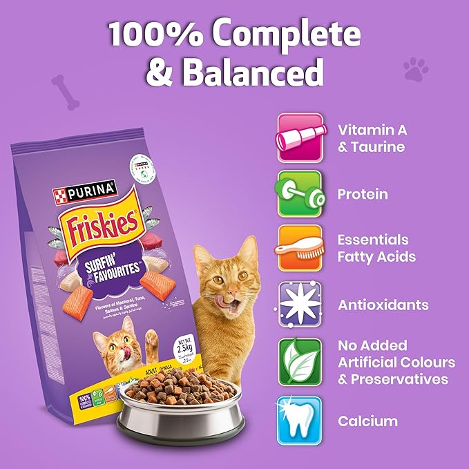 Purina Frikies Surfin Favourites Adult Cat Dry Food