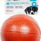 Petstages Orbee Tuff  Basketball Treat Dispenser Brown Dog Toy 5inch
