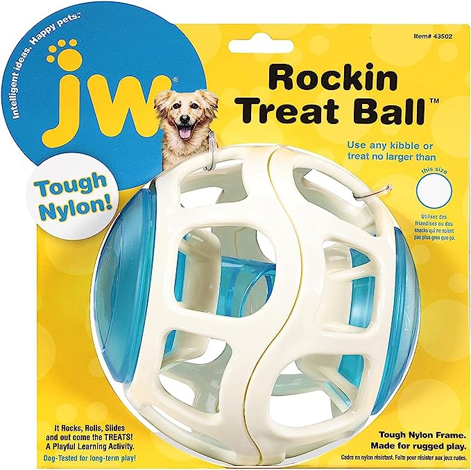 Petmate JW Rockin Treat Ball for Dogs