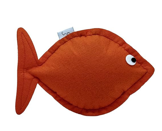 Hriku Catnip Toy Meen Fish Orange L