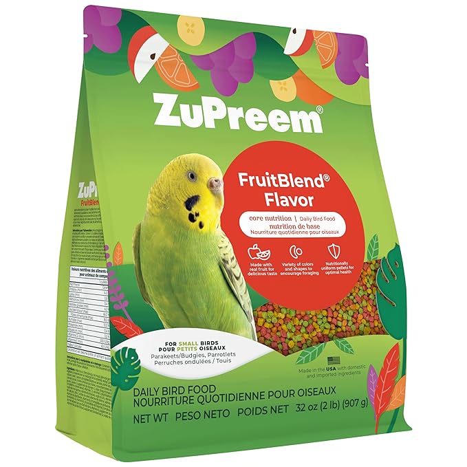 Zupreem Fruit Blend Flavor Food For Small Birds 397g