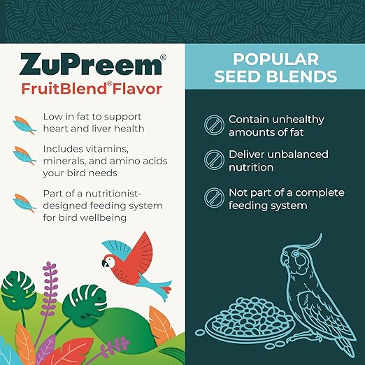 Zupreem Fruit Blend Natural Flavour for Large Birds