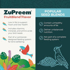 Zupreem Fruit Blend Flavour Food For Medium Birds