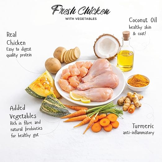 Fidele Fresh Mini Breed Chicken with Vegetables in Broth 70gm