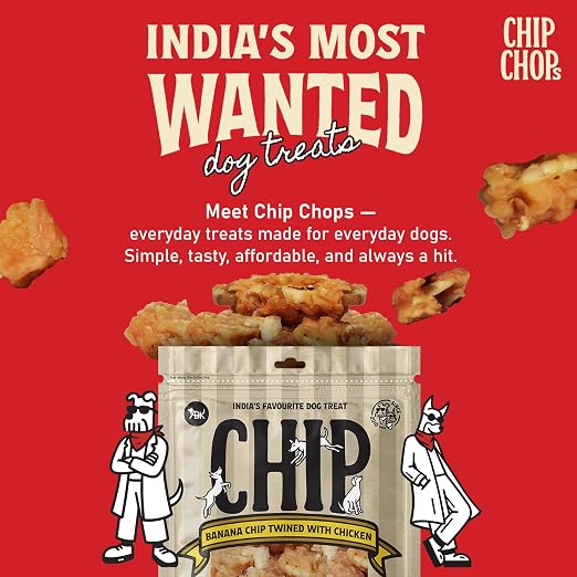 Chip Chops Banana Chip Twinned with Chicken Treats 70gm