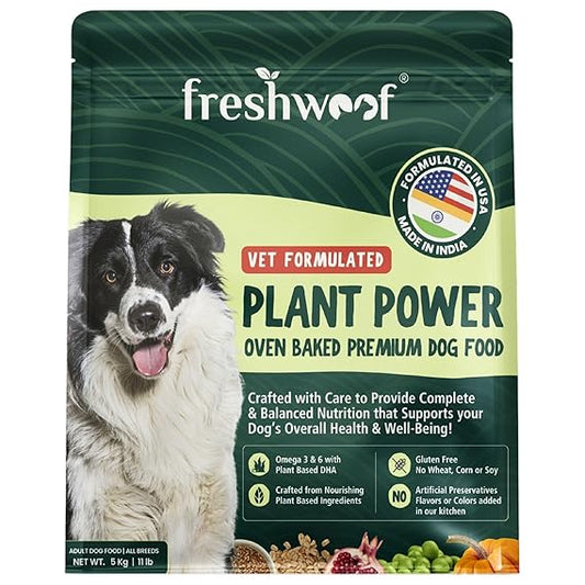 Freshwoof Plant Power Vegan & Cruelty-Free All Breed Dog Food 5kg