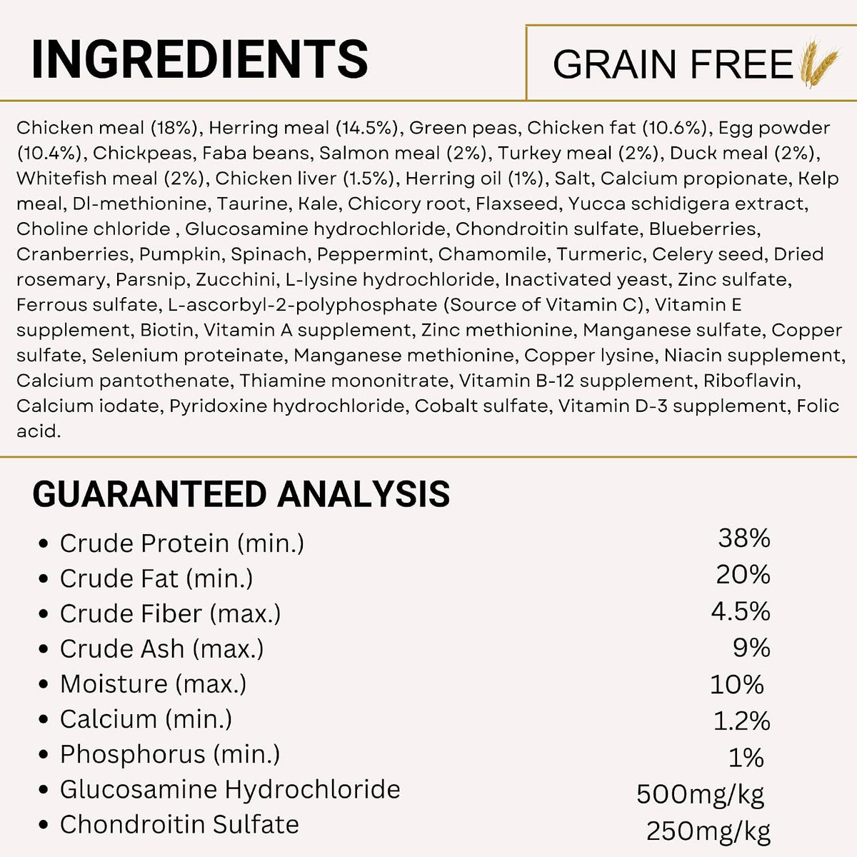 Charm Adult Dog Grain Free Premium Dry Dog Food 340g