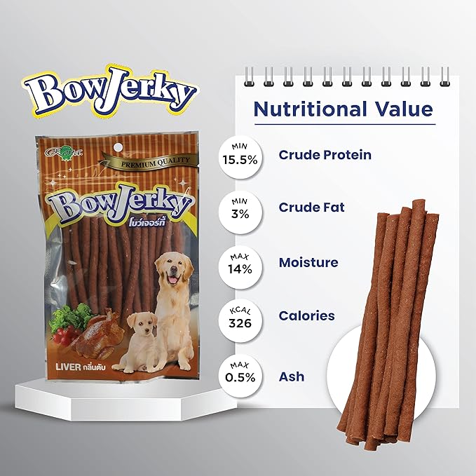 Rena Bow Jerky Liver Treats for Dogs 800g