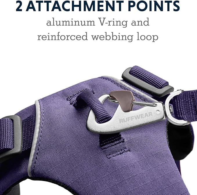 Ruffwear Front Range Dog Padded Harness - Purple Sage