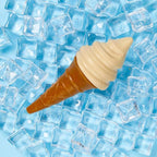 Pup Ice Ready to Freeze Waffle Cones Adult Medium Dog Treat Vanilla & Peanut Butter Flavor