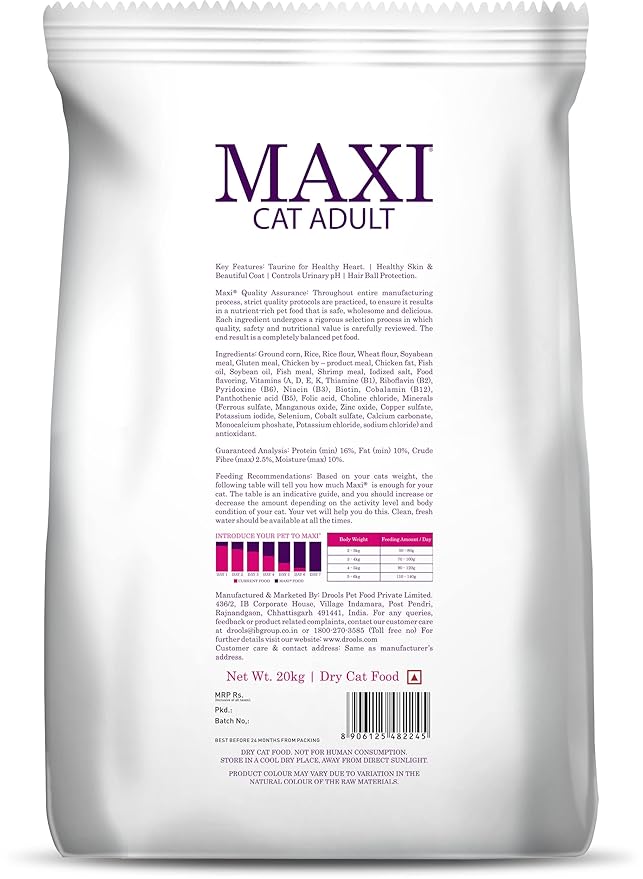 Drools Maxi Adult Dry Cat Food Ocean Fish 20kg