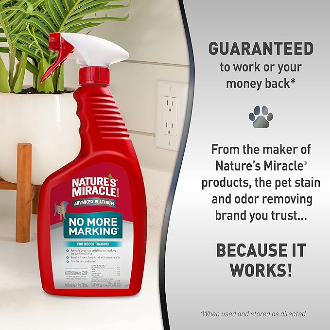Nature's Miracle Advanced Platinum No More Marking Spray For Dogs 709ml