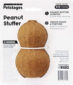 Petstages Peanut Stuffer Dog Toy Medium Brown 11x8cm