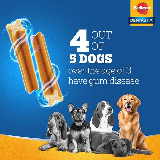 Pedigree Dentastix Oral Care Dog Treat Adult Large Breed (25+ kg) 270g