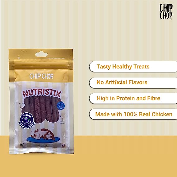 Chip Chops Nutristix Blueberry Flavor Treat For Dogs 70g