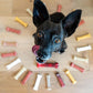 Nylabone Power Chew Flavor Frenzy Bone Triple Pack Chew Toy Up to 11kg Dogs 11.43cm x 2.54cm x 4.44cm