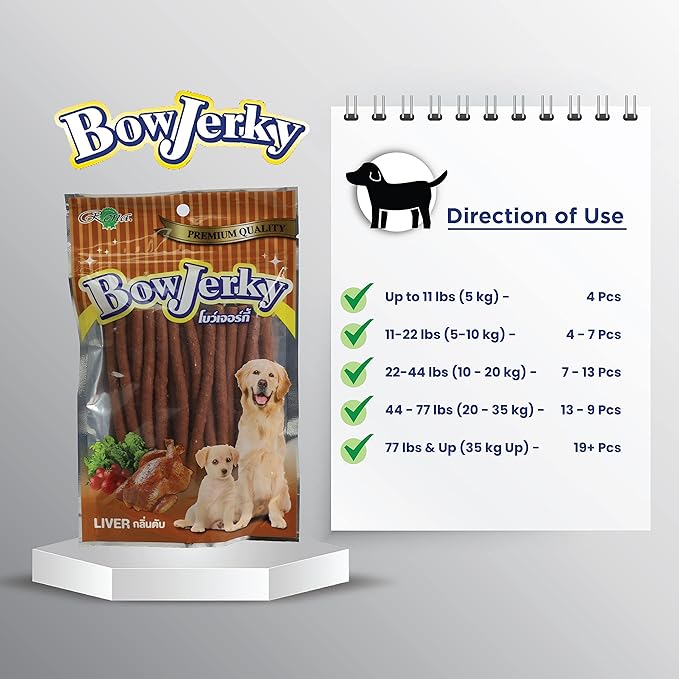 Rena Bow Jerky Liver Treats for Dogs 800g