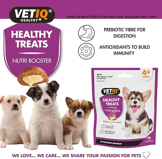 VETIQ Healthy Treats Nutri-Booster Treats For Puppies With Real Chicken 50gm