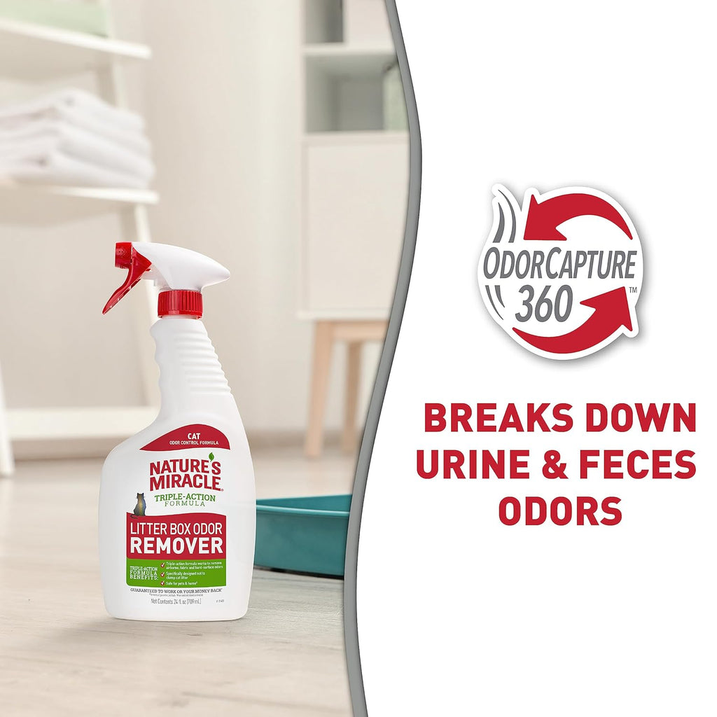 Nature's Miracle Cat Litter Box Odor Destroyer 709ml