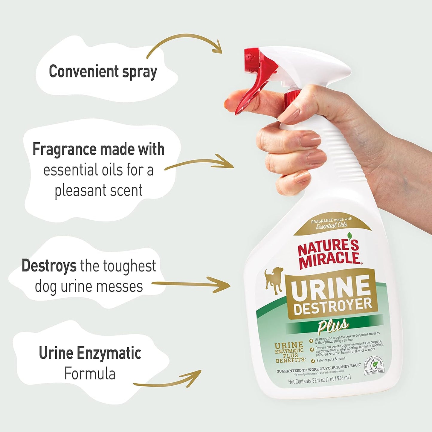 Nature's Miracle Urine Destroyer Plus for Dogs 946ml