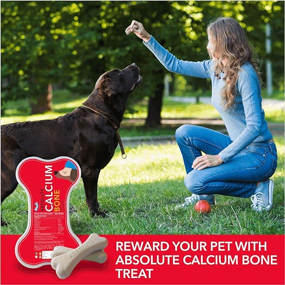 Drools Absolute Dog Supplement Treat Calcium Bone Jar 20 pieces (300g)